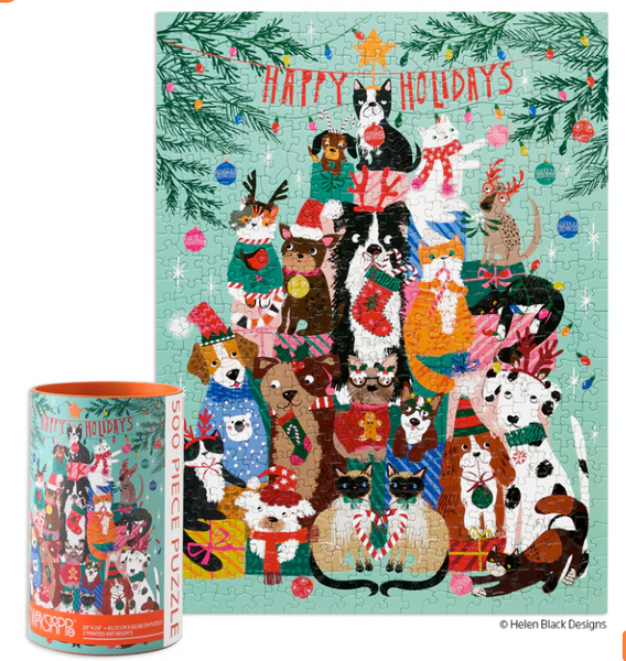 Artwork 500 Piece Cylinder Puzzles