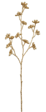 Metallic Gold Pod Spray - 25"