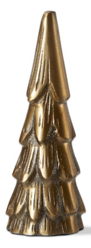 Gold Cast Aluminum Tree Decor