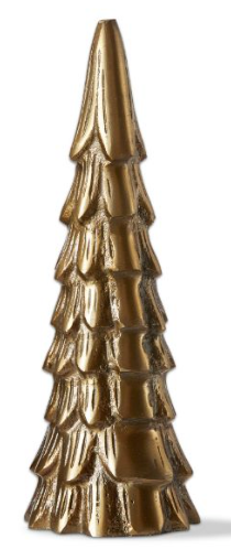 Gold Cast Aluminum Tree Decor