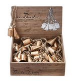 Antique Gold Mini Hanging Bells