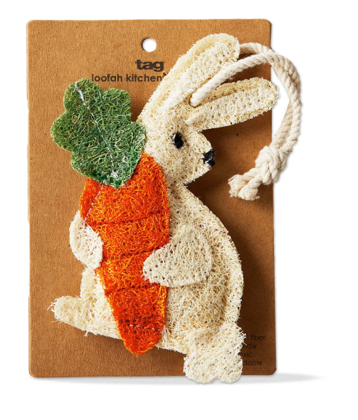 Bunny & Carrot Loofah Scrubber