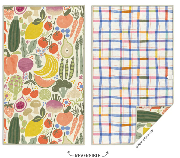 Patterned Microfiber Kitchen Dishtowels