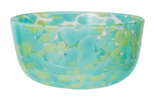 Blown Confetti Glass Bowl - 4 colors