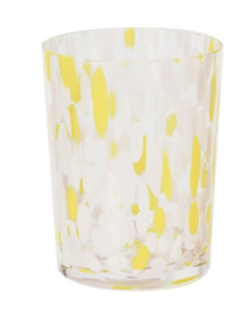 Blown Confetti Drinking Glass - 4 colors