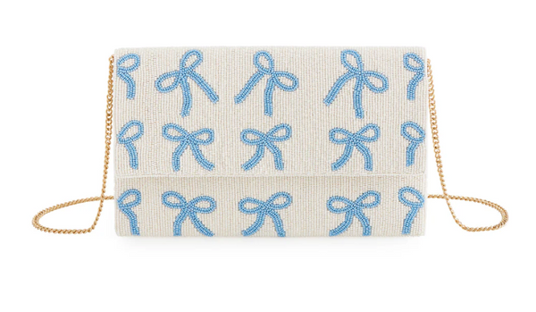 April Beaded Bow Handbag