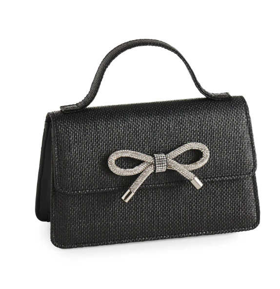 Bowtie Straw Mini Bags