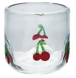 Cherry Drinking Glass
