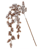 Snowy Pinecone Hanging Spray