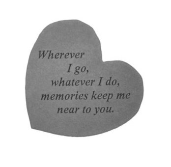 Wherever I Go Garden Stone