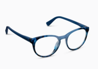 Ember Navy Tortoise Reading Glasses by Peepers