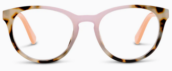 Ember Chai Tortoise/Pink Reading Glasses by Peepers