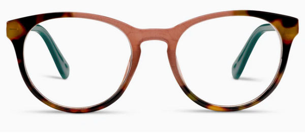 Ember Tortoise Rose Reading Glasses by Peepers