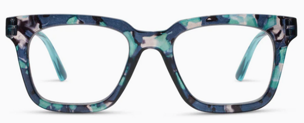 Luster Marine Quartz Reading Glasses by Peepers