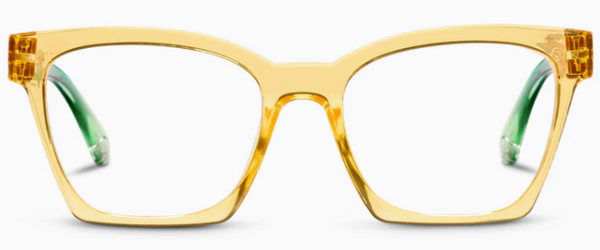 Maisie Yellow Ombre Reading Glasses by Peepers