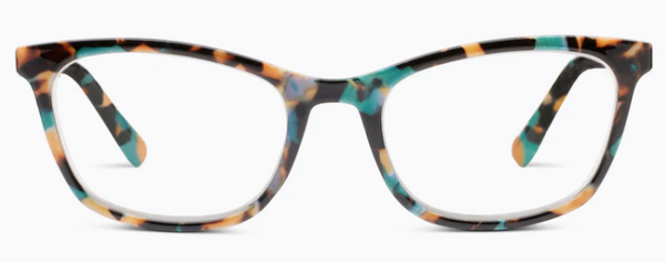 Gloria Teal Botanico Reading Glasses by Peepers