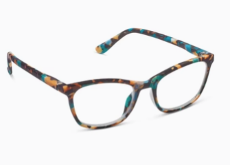 Gloria Teal Botanico Reading Glasses by Peepers