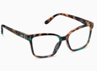 Octavia Teal Botanico Reading Glasses by Peepers