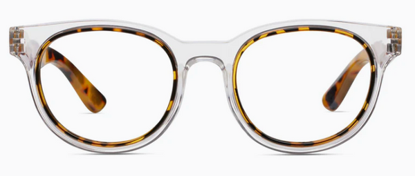 Olympia Clear/Tokyo Tortoise Reading Glasses by Peepers