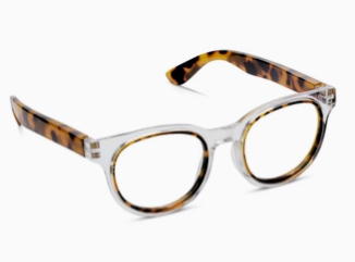 Olympia Clear/Tokyo Tortoise Reading Glasses by Peepers