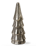 Silver Cast Aluminum Tree Decor