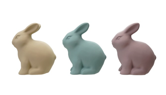 Stoneware Rabbit - 3 Colors