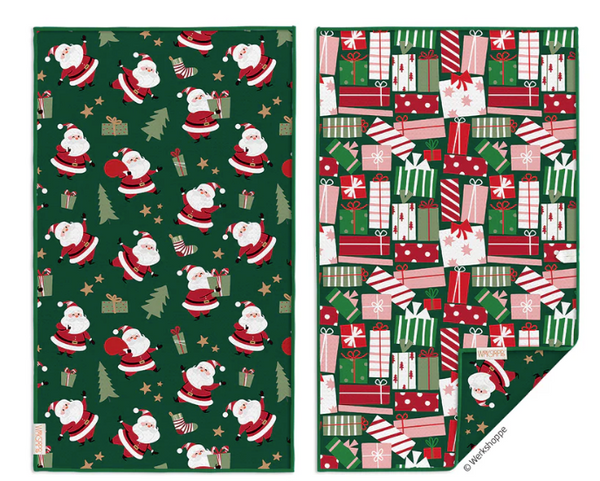 Patterned Microfiber Kitchen Dishtowels