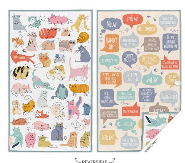 Patterned Microfiber Kitchen Dishtowels