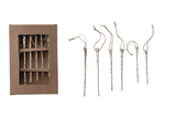 Mercury Glass Icicle Ornament Boxed Set