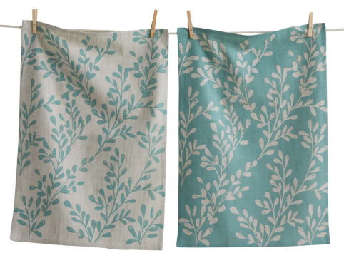 Canyon Print Leafy Vine Print Towel, Set of 2
