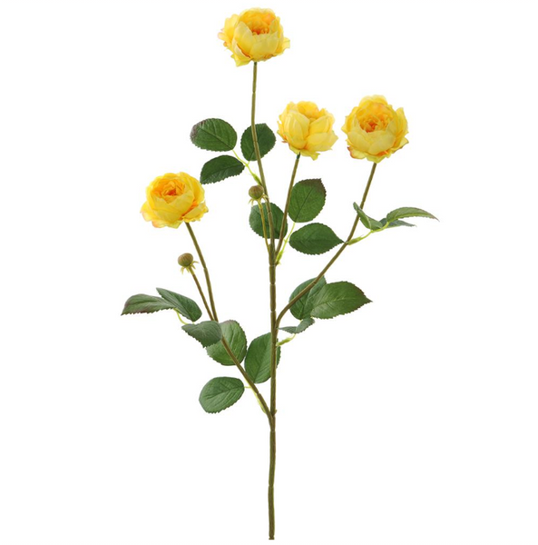 Yellow Spray Rose Stem - 28"