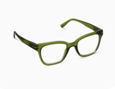 Buzzworthy Green Reading Glasses by Peepers
