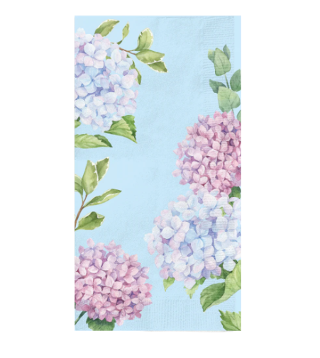 Hydrangea Paper Guest Towels by Sophistiplate