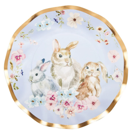 Charming Easter Wavy Paper Salad Plates by Sophistiplate