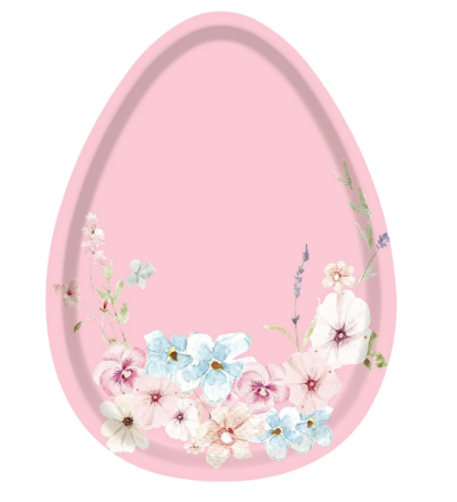 Charming Easter Egg Salad Plate by Sophistiplate