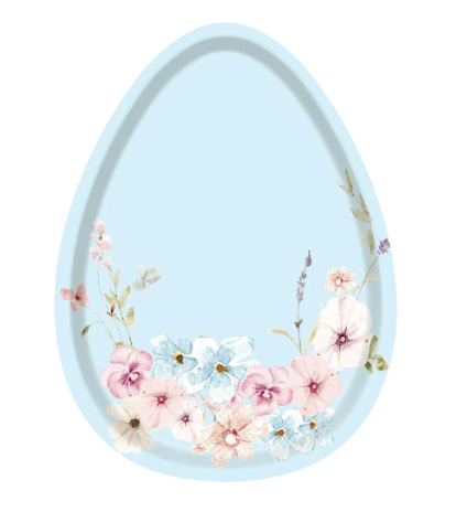 Charming Easter Egg Salad Plate by Sophistiplate