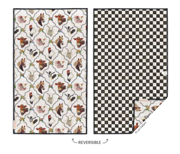 Patterned Microfiber Kitchen Dishtowels