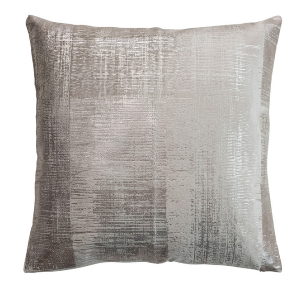 Velvet Printed Pillow w/ Silver Foil