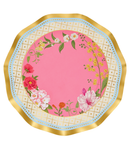Rococo Wavy Paper Salad Plates by Sophistiplate