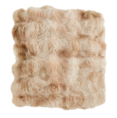 Bubble Faux Fur Throw