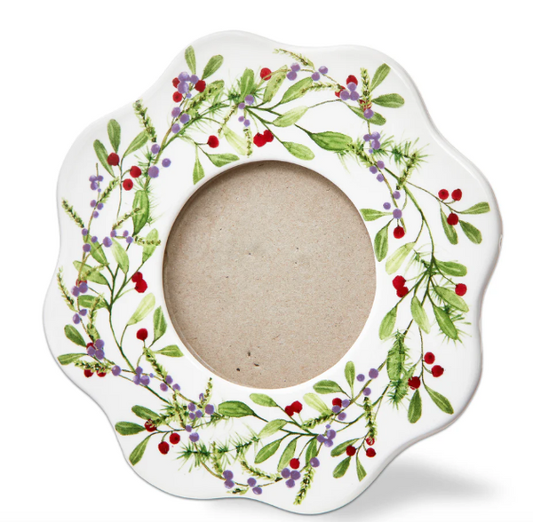 Winter Berries Wreath Photo Frame