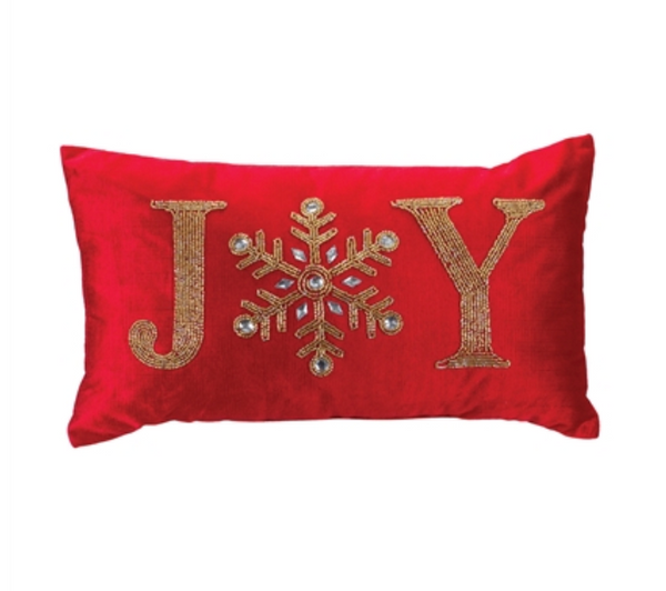 Joy & Noel Velvet Lumbar Pillows