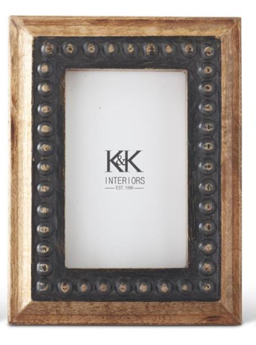 Black Rivet Wooden Frames