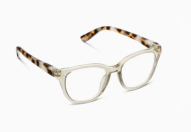 Lenora Fog/Chai Tortoise Reading Glasses by Peepers