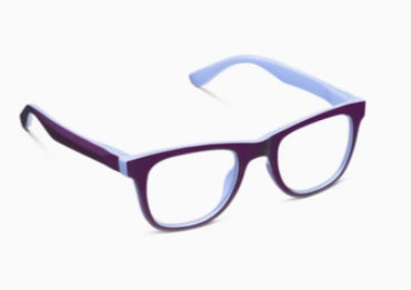 Rally Purple/Blue Reading Glasses by Peepers