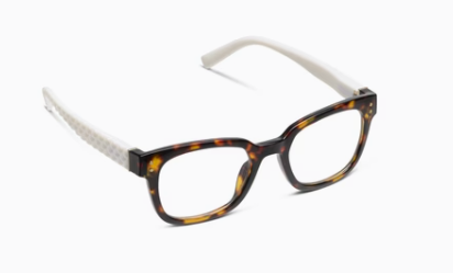 Aubrey Tortoise/White Reading Glasses by Peepers