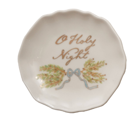 Holiday Scalloped Mini Dishes