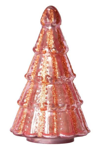 Embossed Mercury Glass Trees