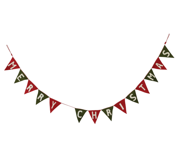"Merry Christmas" Felt Banner - 72"