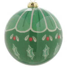 Christmas Decoupage Ball Ornaments